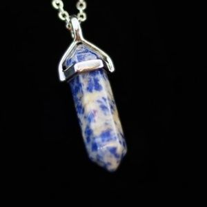 Blue Spot Crystal Pendant
